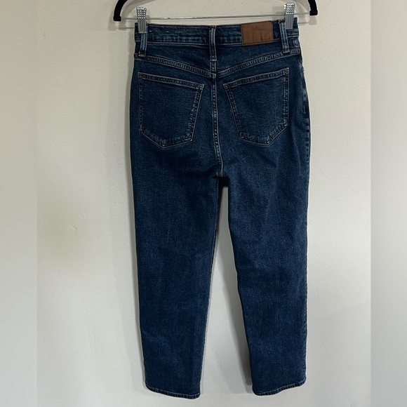 Madewell The Perfect Vintage Straight Jeans Bright Indigo Instacozy Edition - Picture 10 of 15